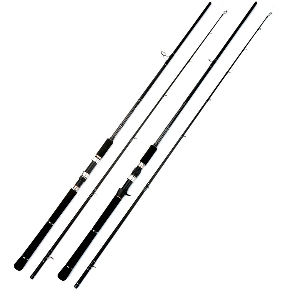 SPIRAL Spinning Rod 7′ 10-25lb Heavy Saltwater Jigging Rod Casting Carbon Rod