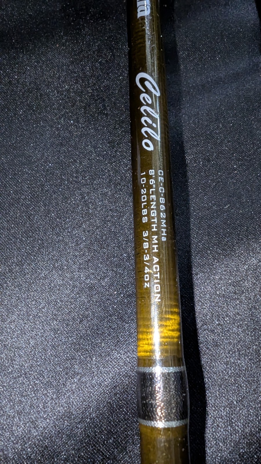 Okuma Celilo Graphite Casting Rod 8′ 6″ 2 Piece Medium Heavy CE-C-862MHa