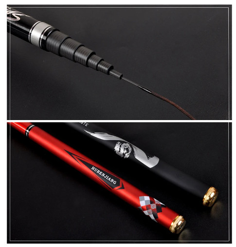 Telescopic Fishing Rod 3.6m 4.5m 5.4m 6.3m High Carbon Stream Fishing Pole Carp