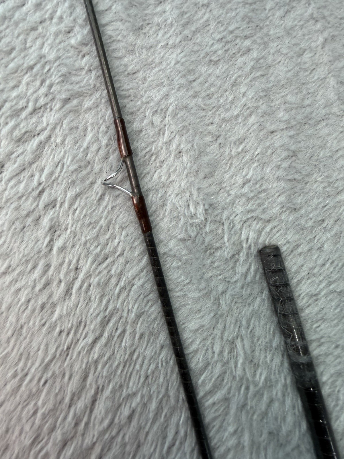 Vtg Orvis “Trout” Graphite Fly Fishing Rod 8’ 6wt 2pc Sock & Original Tube Y218