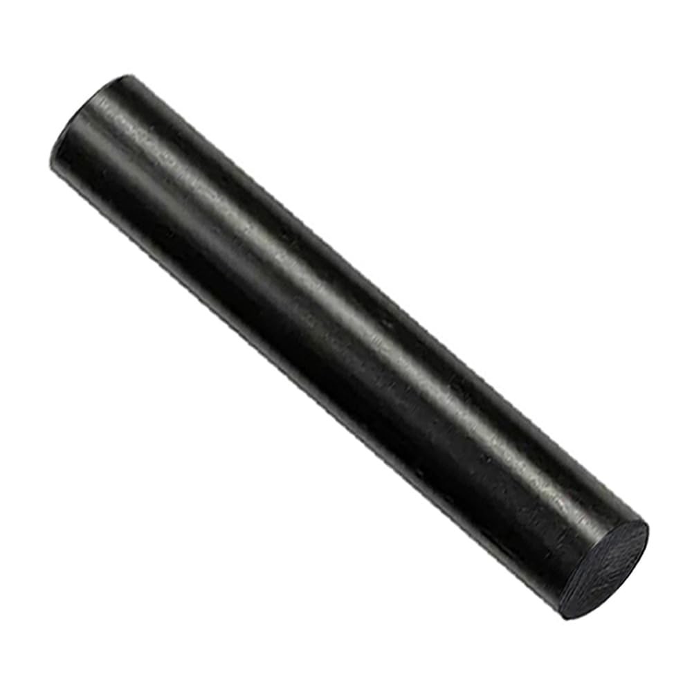 12 Inch Length High Density Polyethylene HDPE Round Rod 2×12 Black Bar