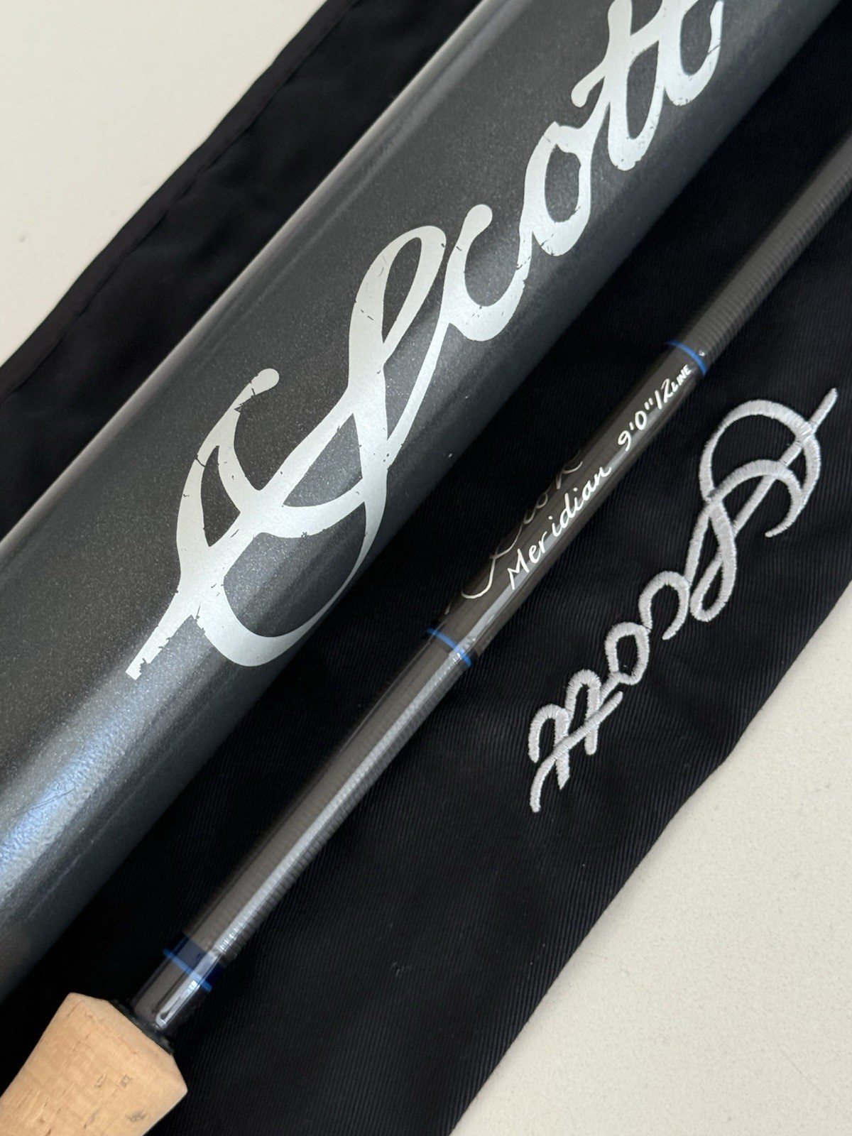 **BEAUTIFUL** 🔥 SCOTT MERIDIAN 12wt. 9’ft~4pc FlyRod!!! 🔥~LEGENDARY~