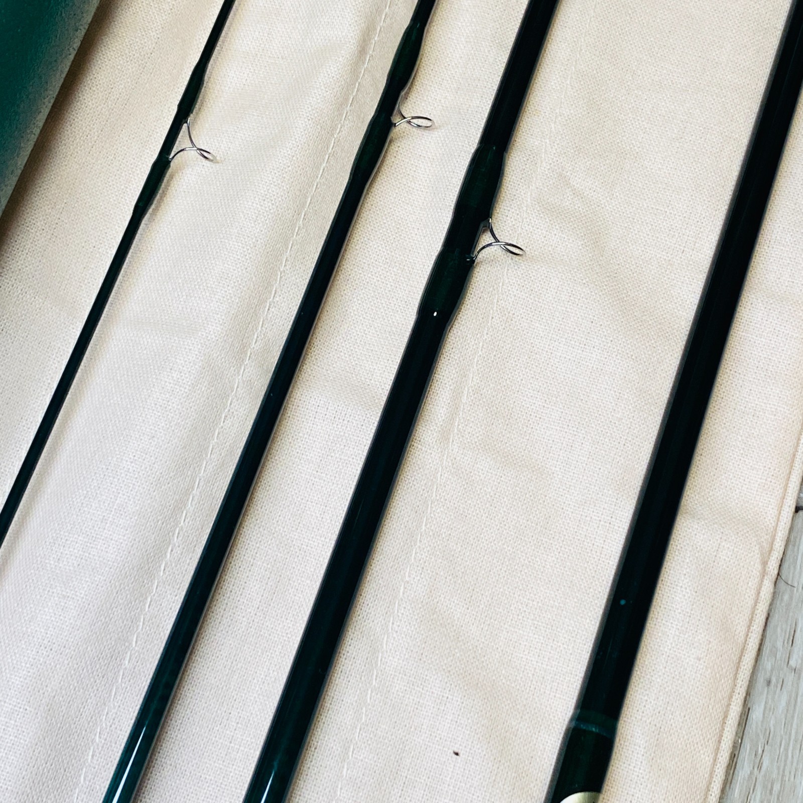 [Beautiful]R.L. Winston Boron IIx 8’6″ 4pcs 5wt Fly Rod Fishing w/tube & sock