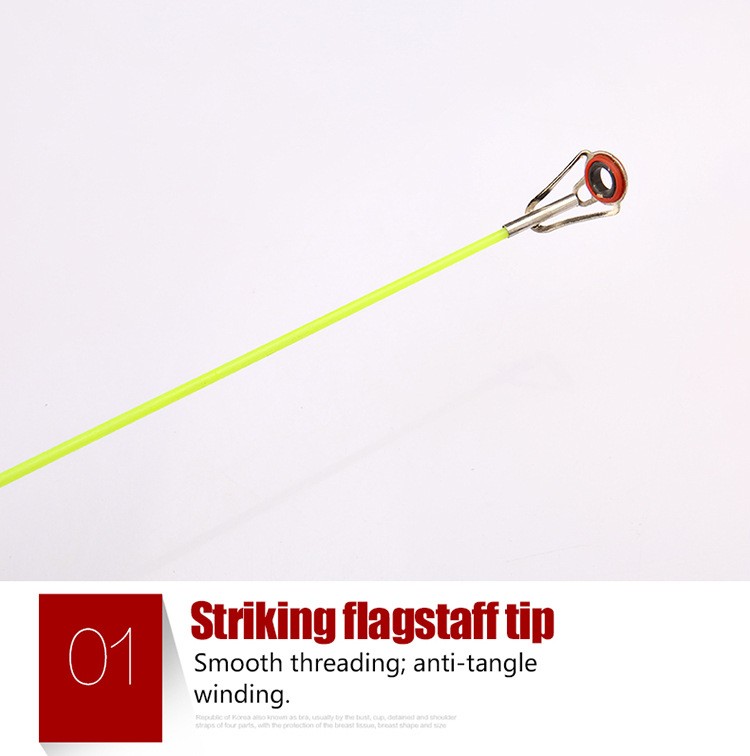 1.0m-2.3m Super Short Telescopic Fishing Rod Portable Lightweight Fishing Rod