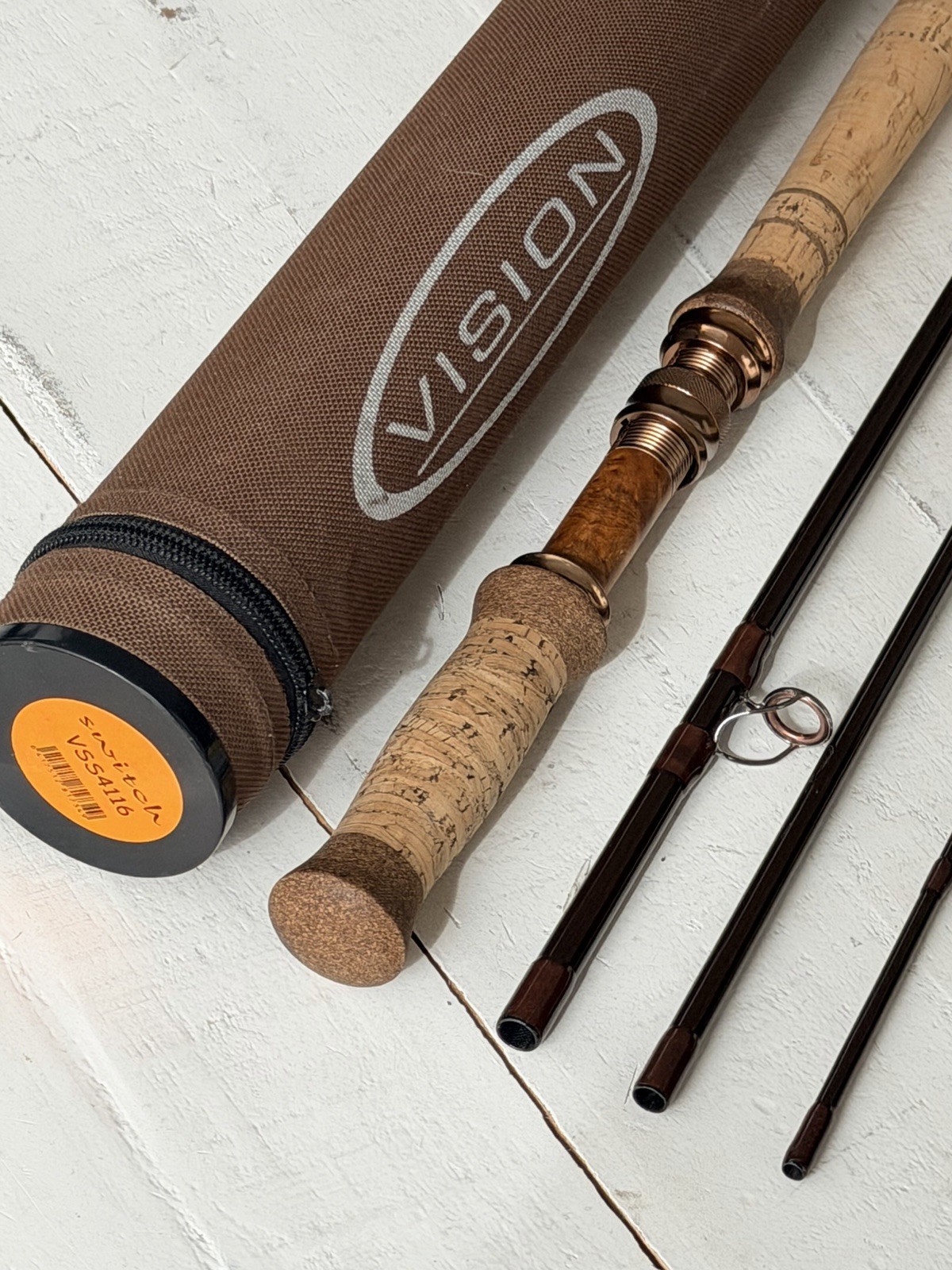 **BEAUTIFUL** 🔥 VISION 6wt. 10’11”in 4pc Switch/Spey Flyrod!! 🔥