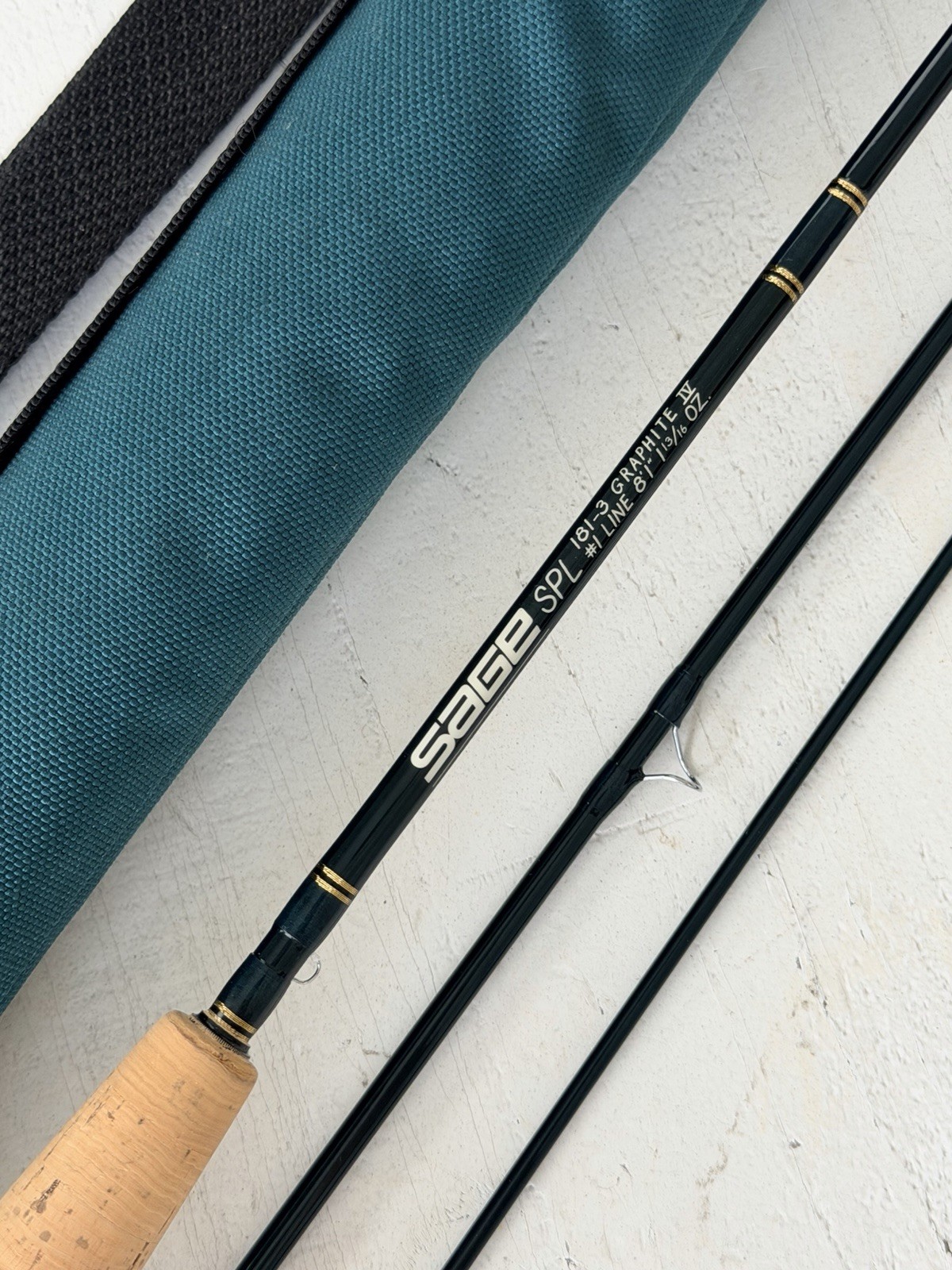 **BEAUTIFUL**🔥~RARE~ SAGE SPL Center Axis 1wt. 8’1in~3pc FlyRod!! ~LEGENDARY~