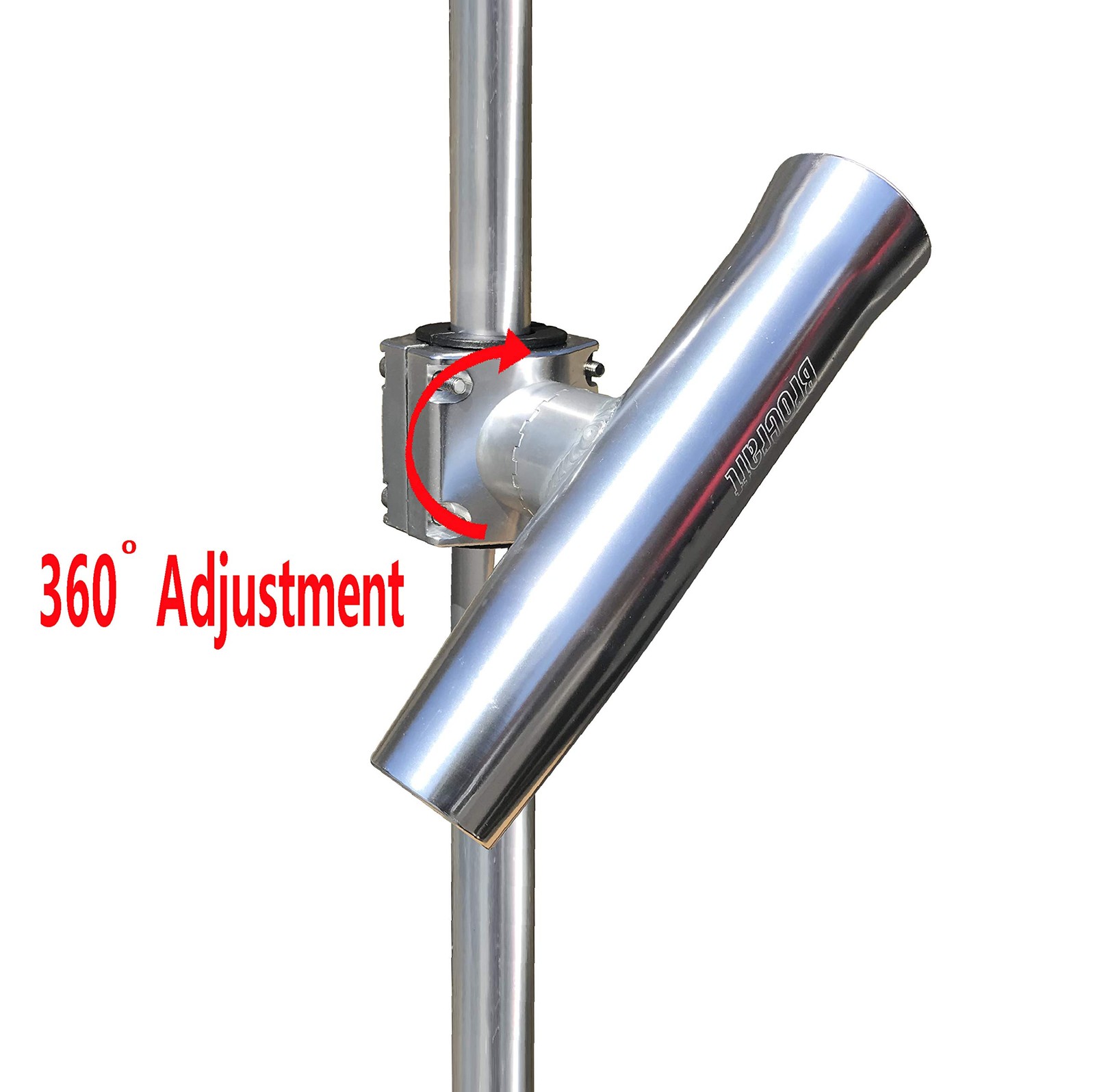 Brocraft Boat T-Top Rod Holder/Clamp-On Rod – – – 1 To 2 O.D. Pipe