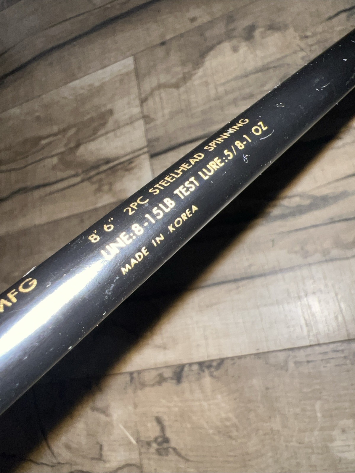 American Angler 8’ 6” Steelhead Spinning Fishing Salmon Rod #3085MFG 2-pc Nice!