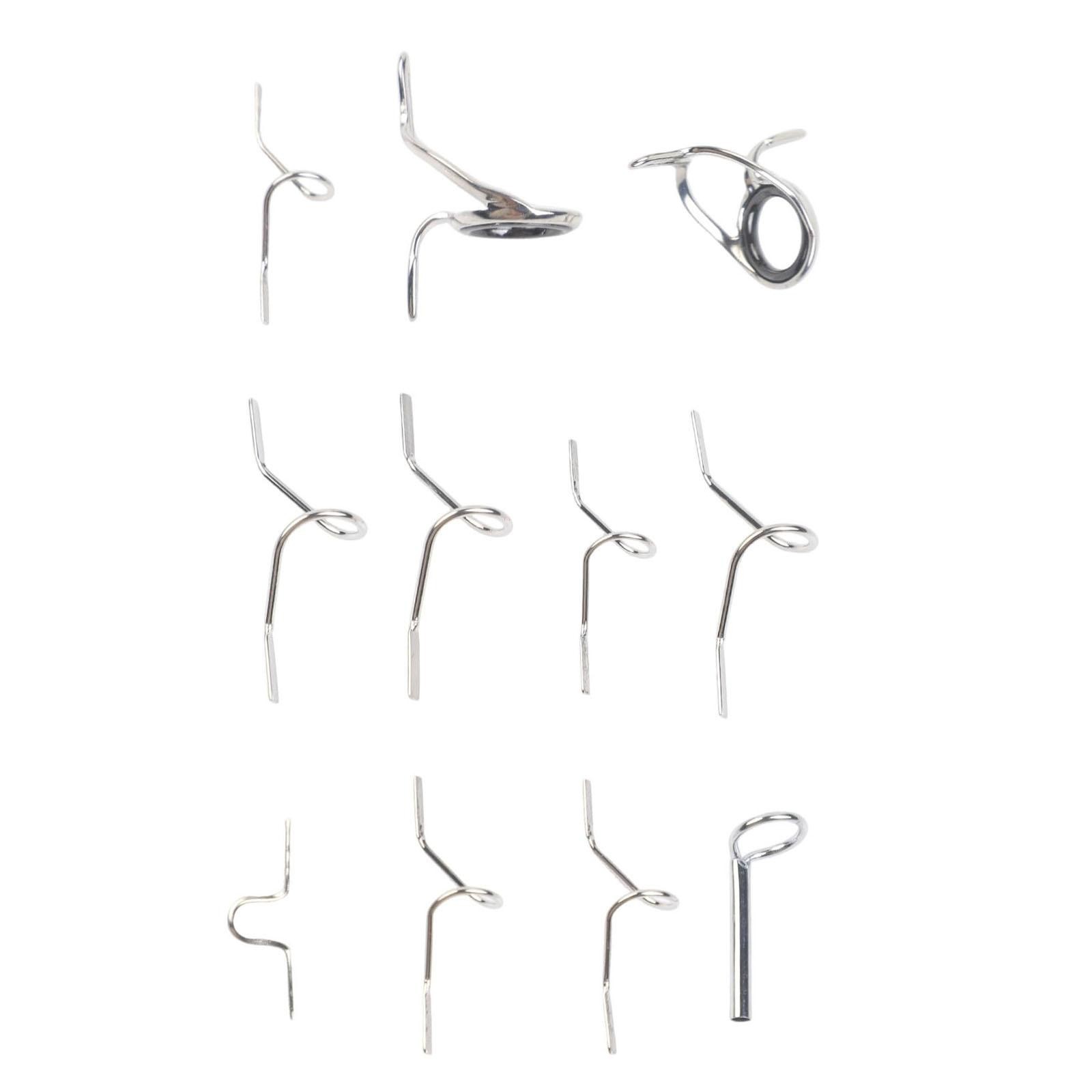 Fishing For Rod Guide Set with Hook Keeper and Stainless Steel Tip Top
