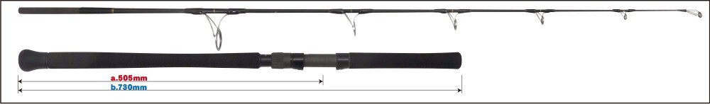 Yamaga Blanks Galahad Travex 595S Spinning Model Rod **US SELLER**