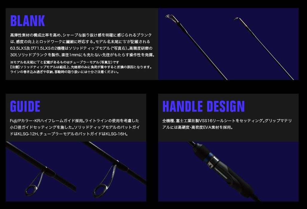Apia Rod Spiders Foojin Legacy Blueline 63.5 LXS (9303)