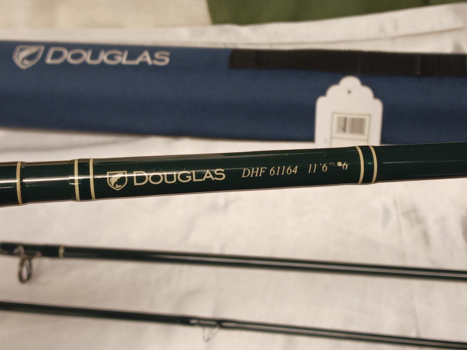 Douglas Fly Rod DHF61164-11′-6″ Graphite 4pc #6 Line New Old Stock Life Warranty