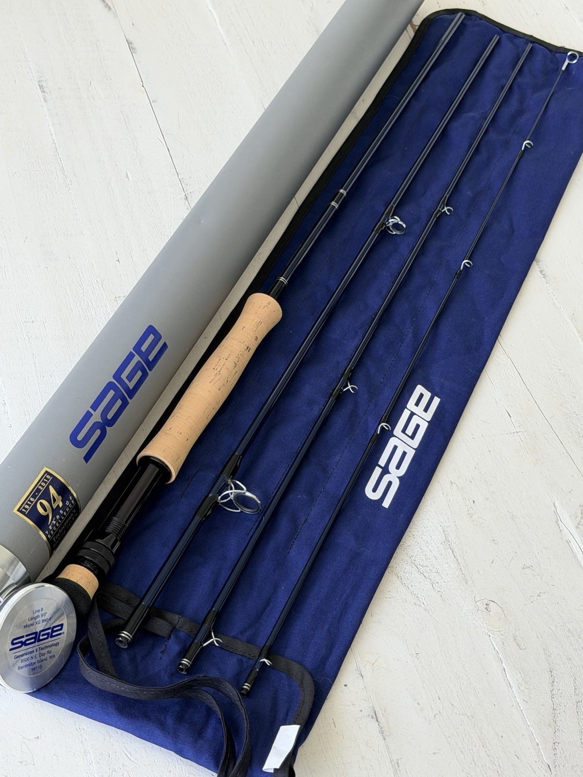 **BEAUTIFUL** 🔥 SAGE SALT Xi 2~ 8wt. 9’ft~4pc FlyRod!!🔥~LEGENDARY~🔥