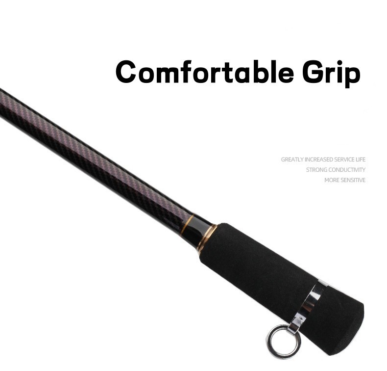 Sea Boat Fishing Rod Carbon Fiber Spinning Casting Rod Ultra Light Sensitivit