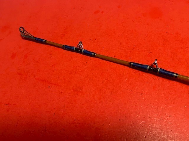 SABRE 530 9 FOOT 20 TO 50 POUND RATED JIGSTICK FISHING ROD EXCELLENT PRISTINE