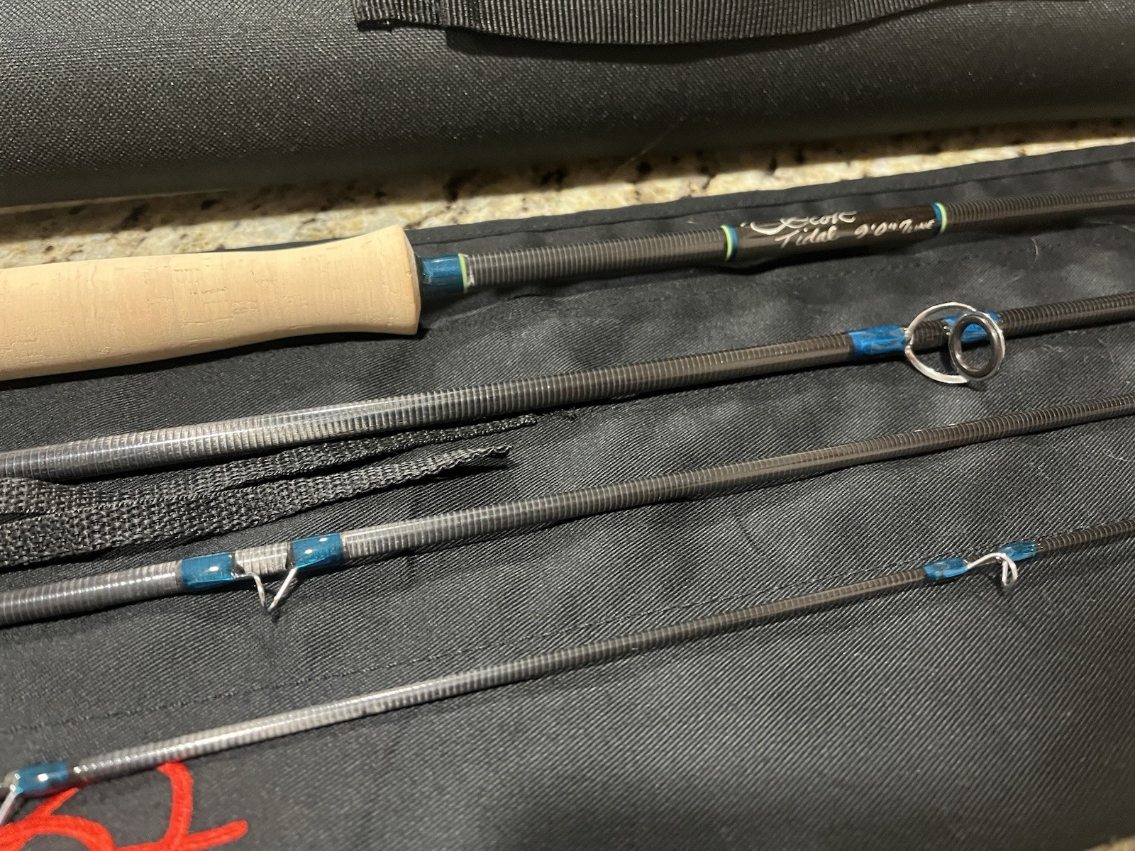 Scott Tidal 9′ 7wt Fly Fishing Rod w/ Tube and Sock