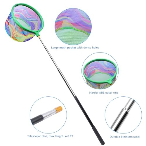 2PCS Telescopic Fishing Net & Bucket Set Youth Freshwater