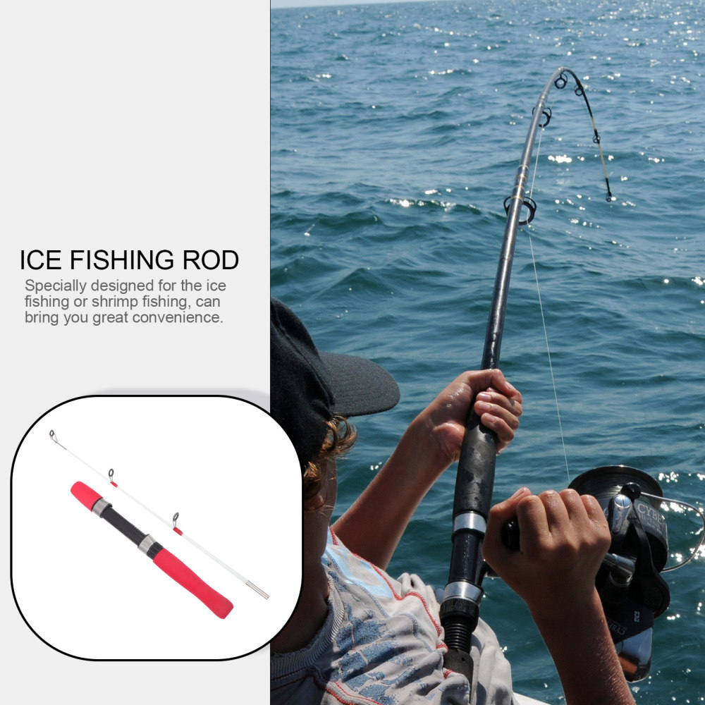 Ugly Stick Ice Fishing Rod Portable Outdoor Lure Adjustable Fishing Accessory