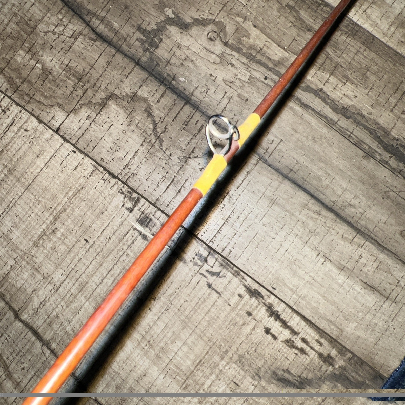 Vintage Eagle Claw Wright & McGill Powerlight MPLS 8ft 2pc spinning Rod Cork
