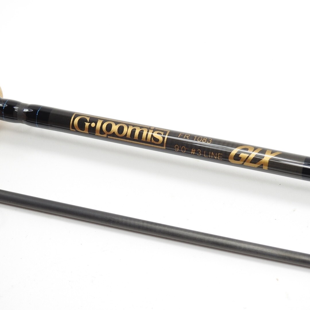 G. Loomis GLX Fly Fishing Rod. 9’ 3wt. FR1083. W/ Tube & Sock.