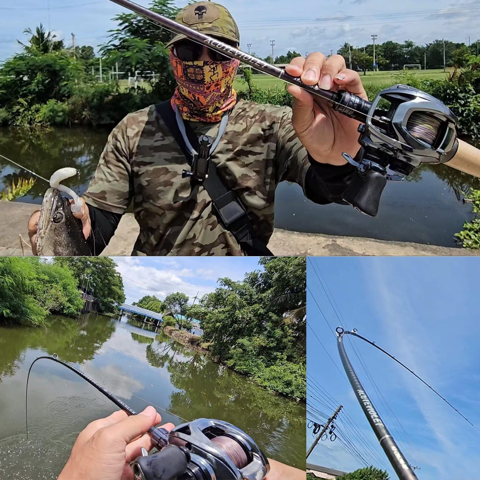 PURELURE ACUTEVIOLET Jerkbait Fishing Rod Spinning Casting Lightweight