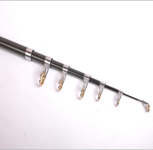 2.1mPortable Carbon Fiber Ultralight Travel Telescopic Fishing Rod Spinning Pole