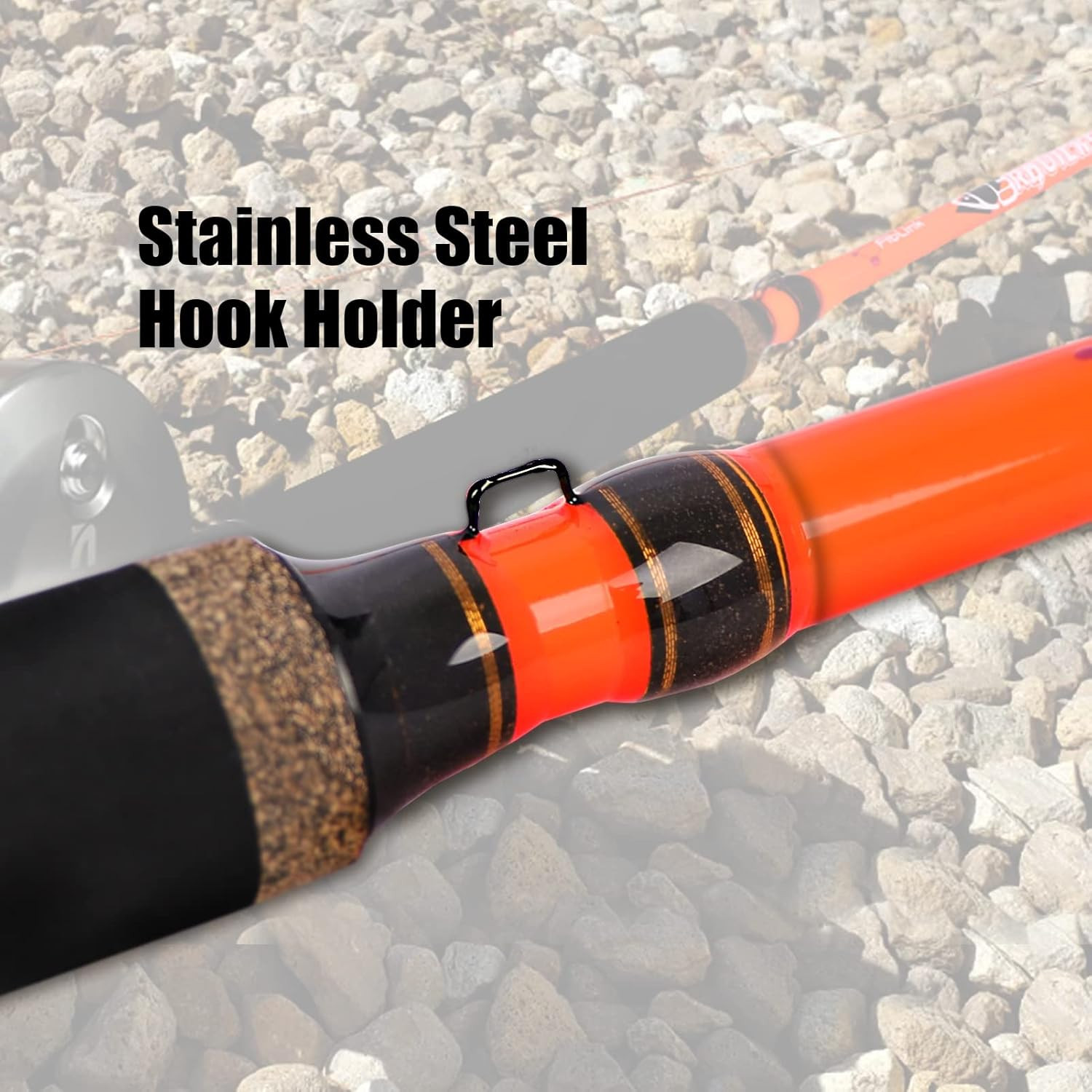 Catfish Fishing Rods, 2 Piece Catfishing Pole, Medium Heavy Spin – 7’6″mh