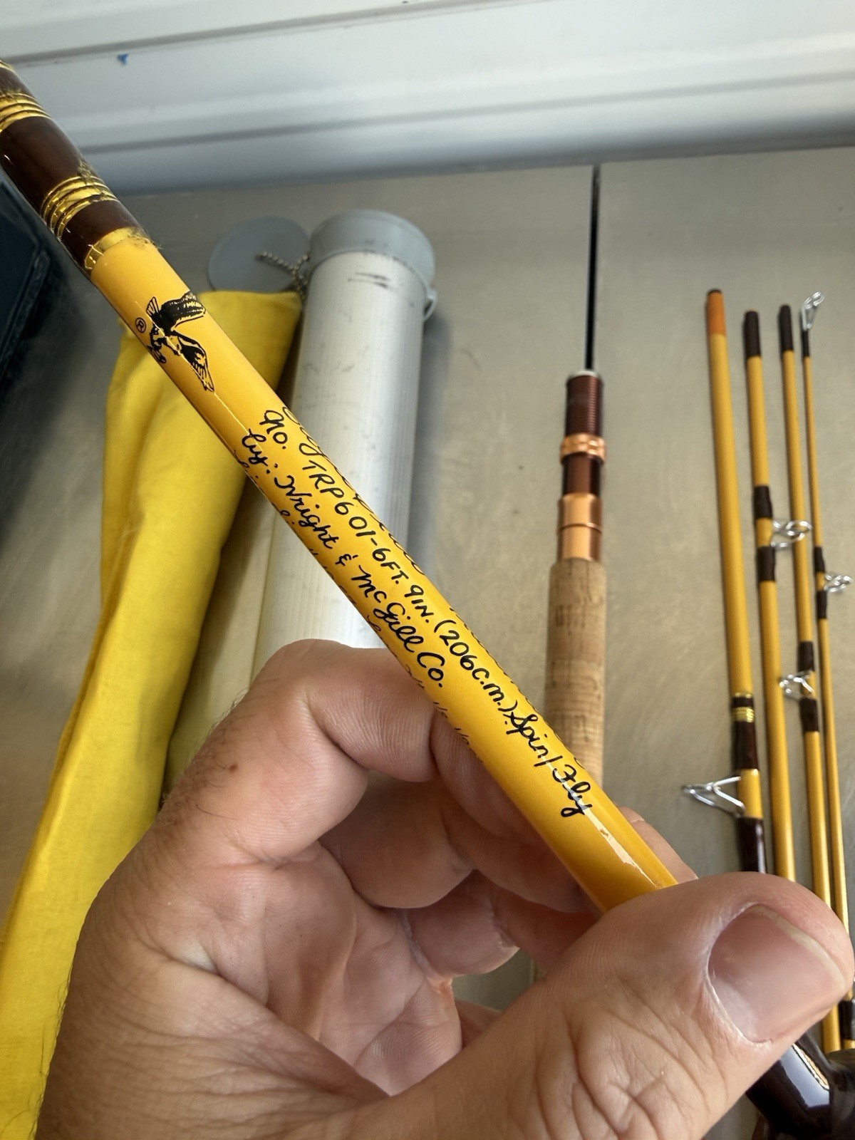 EAGLE CLAW TRAILMASTER TRP601 6’9″ SPIN/FLY 6PC ROD W/ TUBE & SOCK
