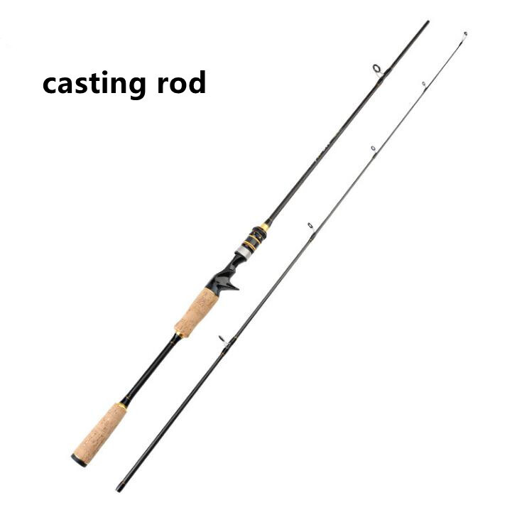 1.65M/1.8M Lure Fishing Rod Casting/Spinning Fishing Rod Carbon Fiber Pole Trout