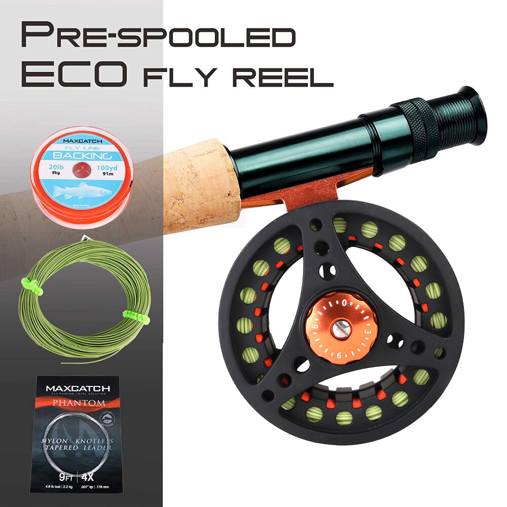V-lite Small Stream Fly Fishing Rod Combo 1/2/3WT Rod, Reel, Line Outfit