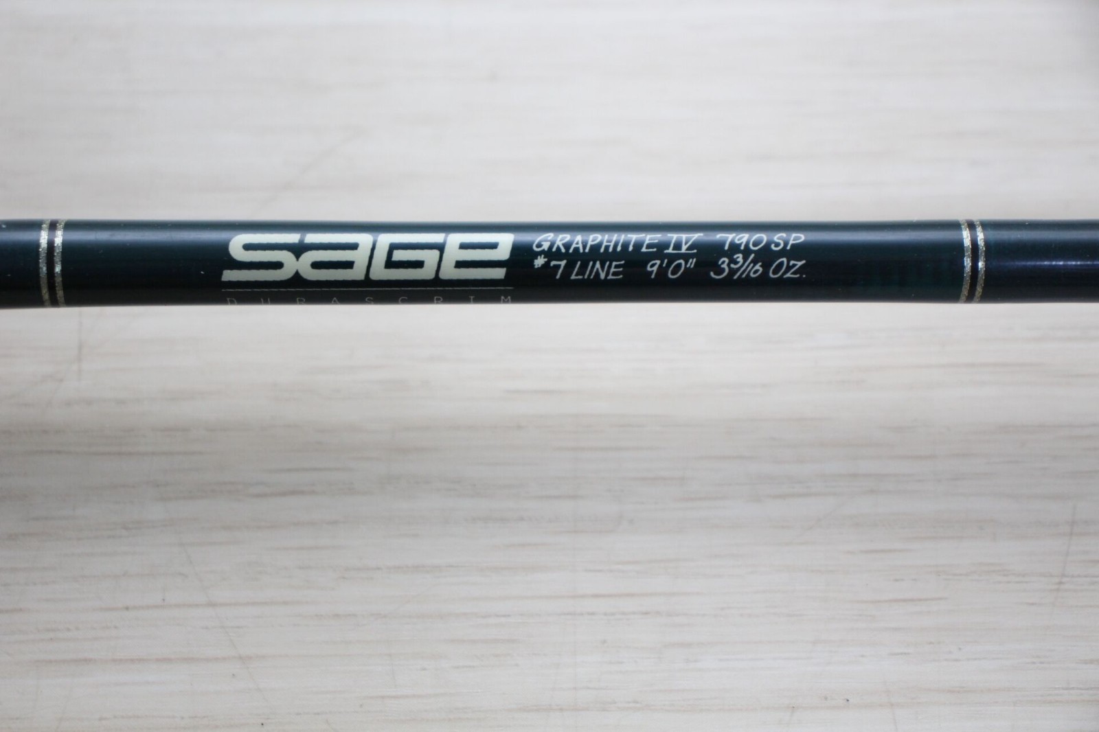 Vintage SAGE SP 790 Fly Rod 9ft 7wt 2pc Graphite IV Tube Sock 1994 M131