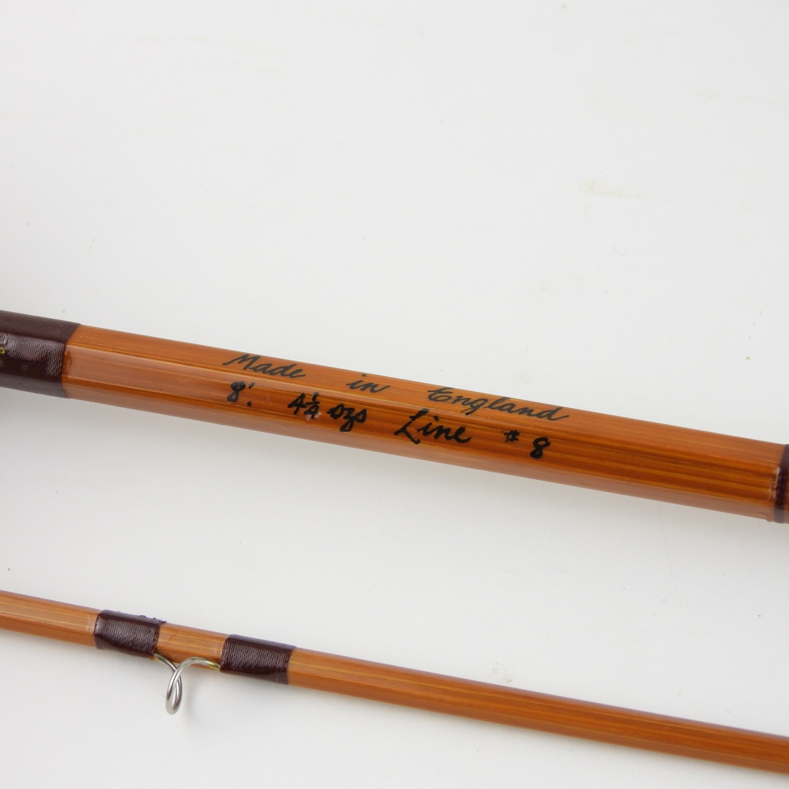 Cortland 444 “Impregnated” Bamboo Fly Rod. 8’. 8wt. W/ Sock. Made in England.
