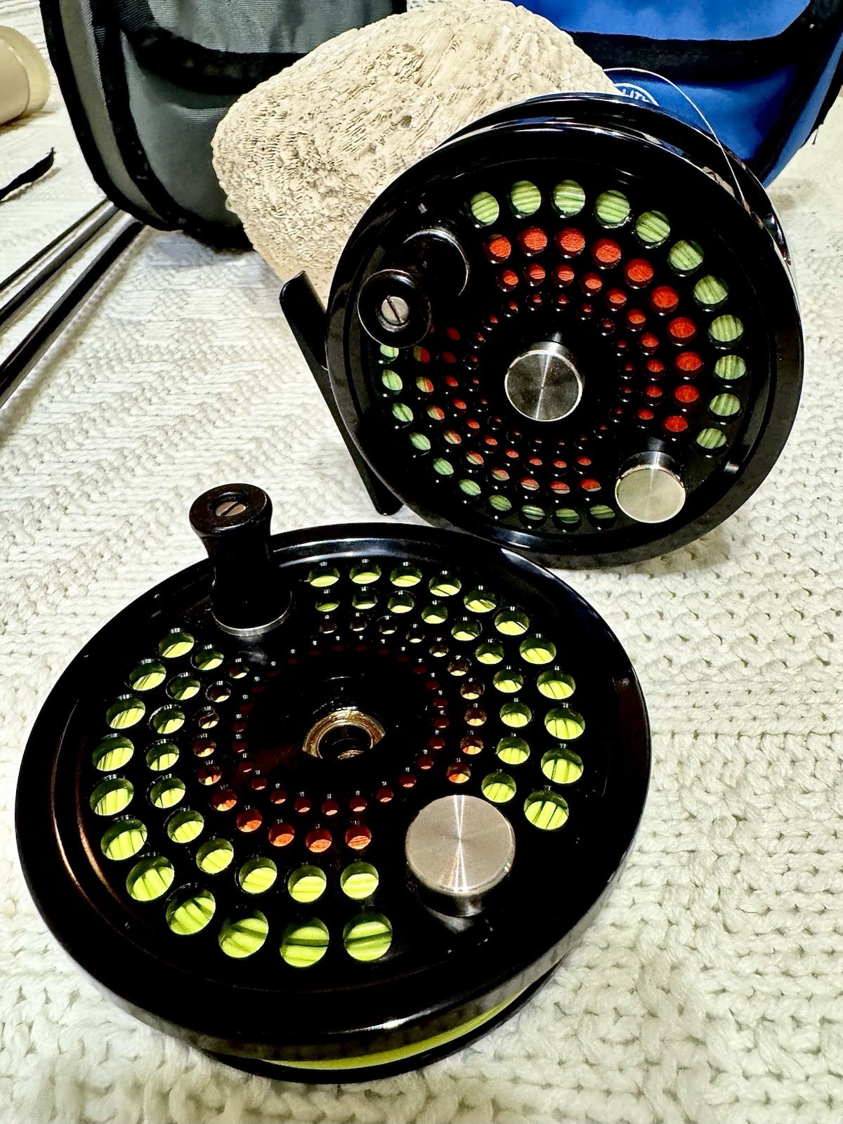 Vtg Sage Graphite III-3RPLX 9′ Able Big Game 3N Reel Extra Spool & Lines Unused