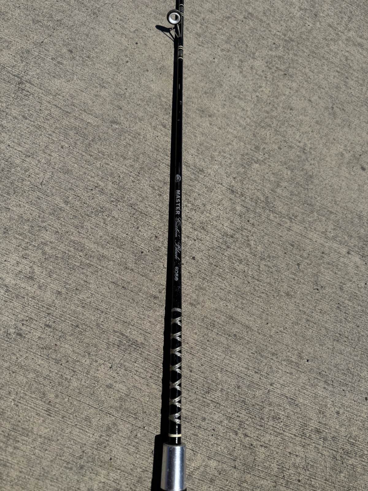 Vintage Master Fishing Tackle Corp. Custom Black 6056 2-Piece 5′ Fishing Rod