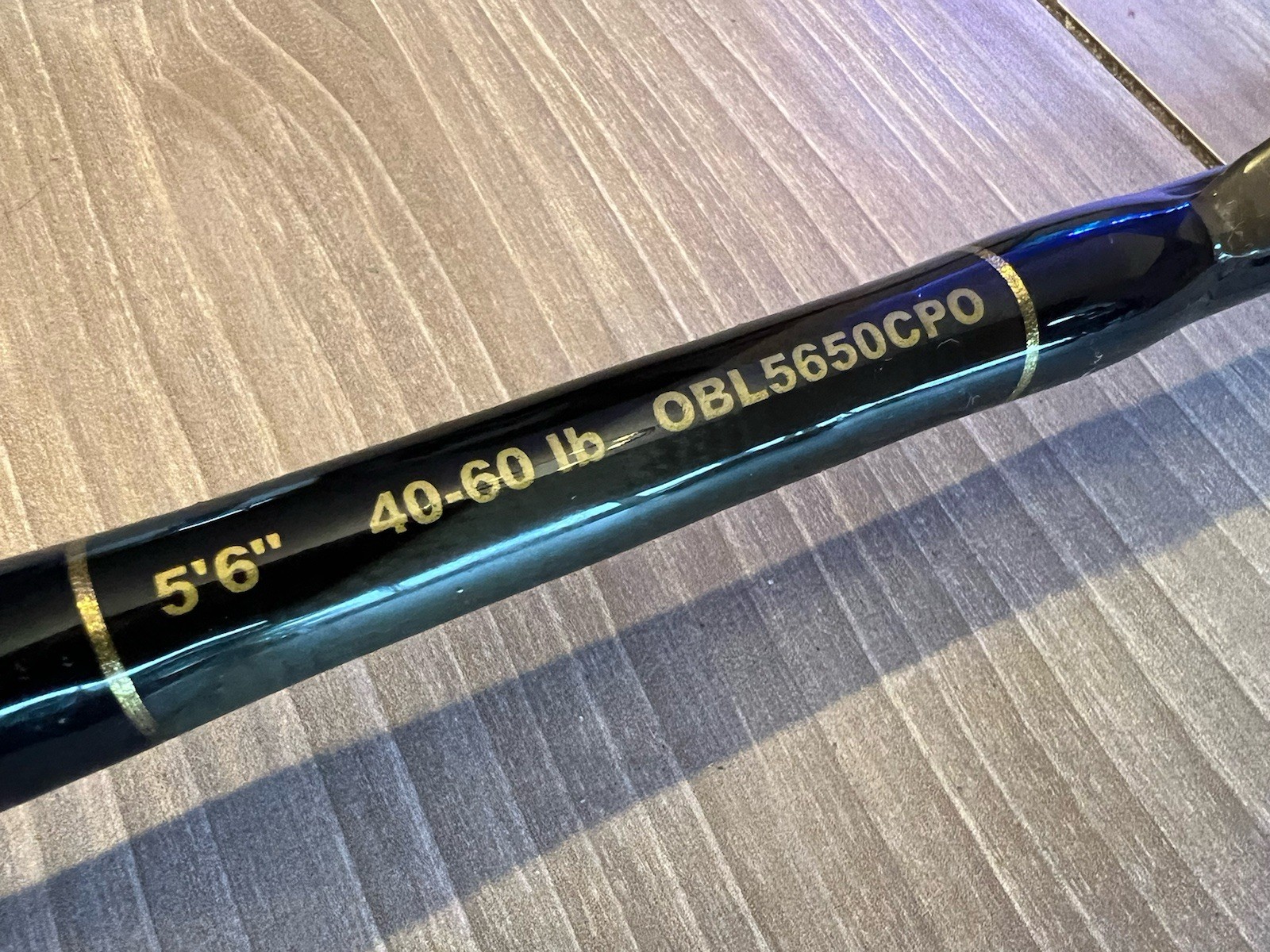 Lamiglas Stand Up Big Game Fishing Rod w/ Rare DB series Fuji Guides & Uni-Butt