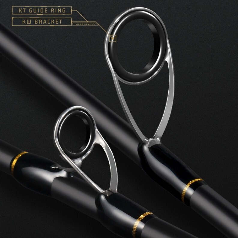 Fishing Rods 5.51FT 5.9FT Casting Spinning Rod Carbon Fiber 2 Section Lure Poles