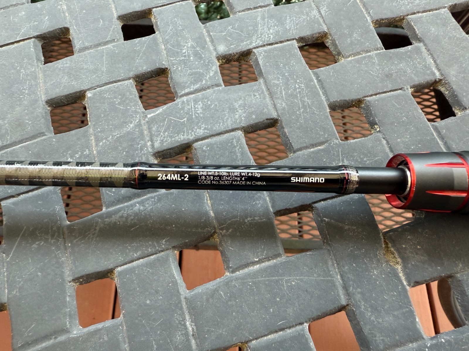 Shimano Zodias 264ML-2 (JDM), 6’4″, Med Light, Fast, 5-10lb, 1/8-3/8oz, Spinning