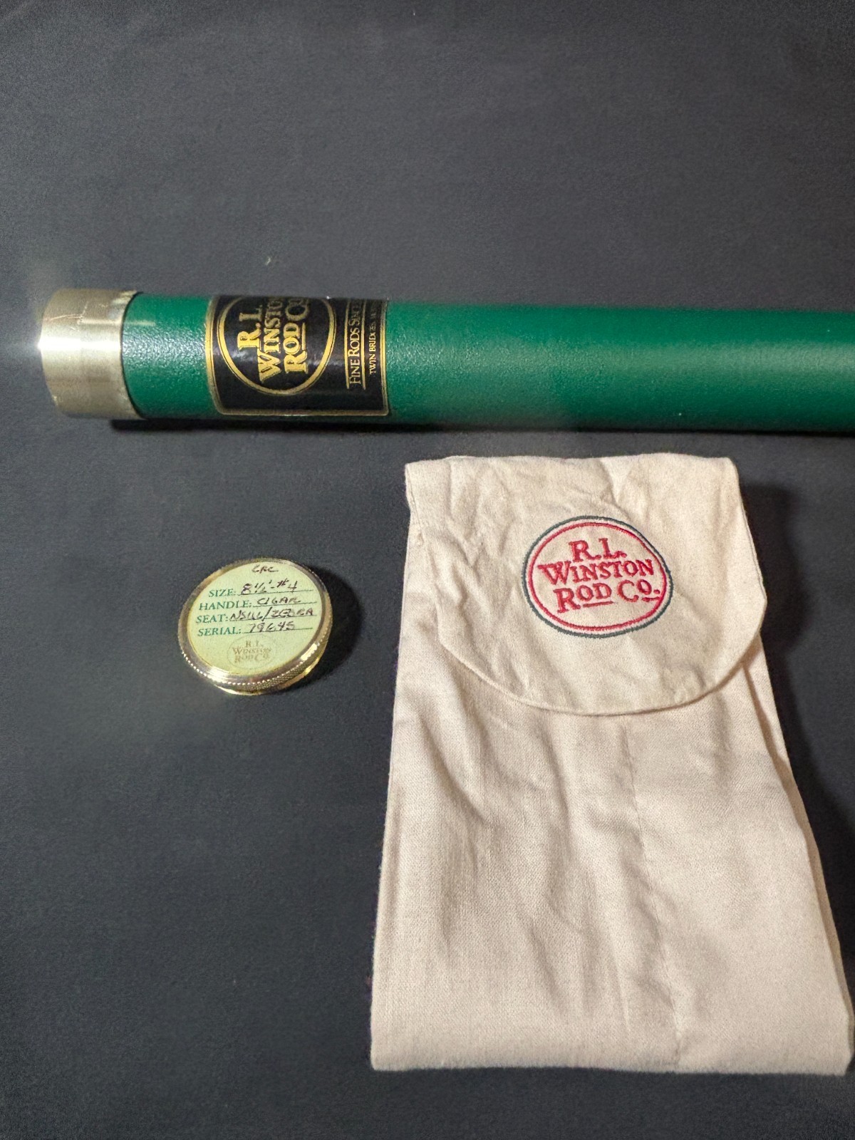 R.L.Winston IM6 8ft6in 4wt 2pc fly rod Vintage Excellent Cond /Serial No.79645