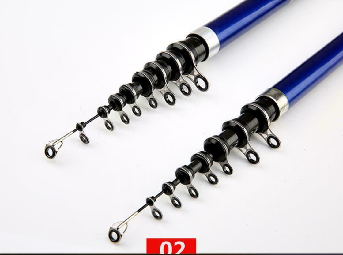 Carbon Fiber Spinning Fishing Rods 3.6M-6.3M Telescopic Rock Fishing Rods Trout