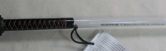 Shakespeare 1366960 USCASTP761ML 7 Ft 6″ 1 Piece Striper Rod