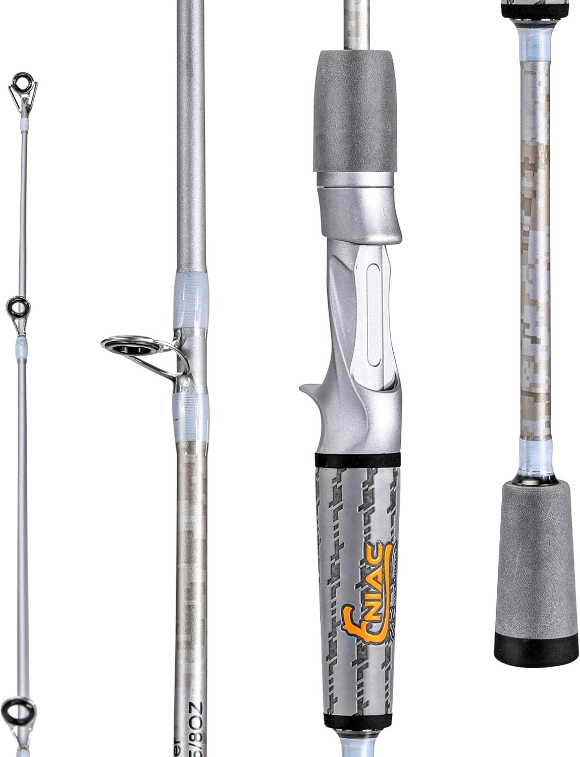 Fishing Pole IM6 Graphite Spinning Rod & Casting Rod Two Pieces SuperPolymer