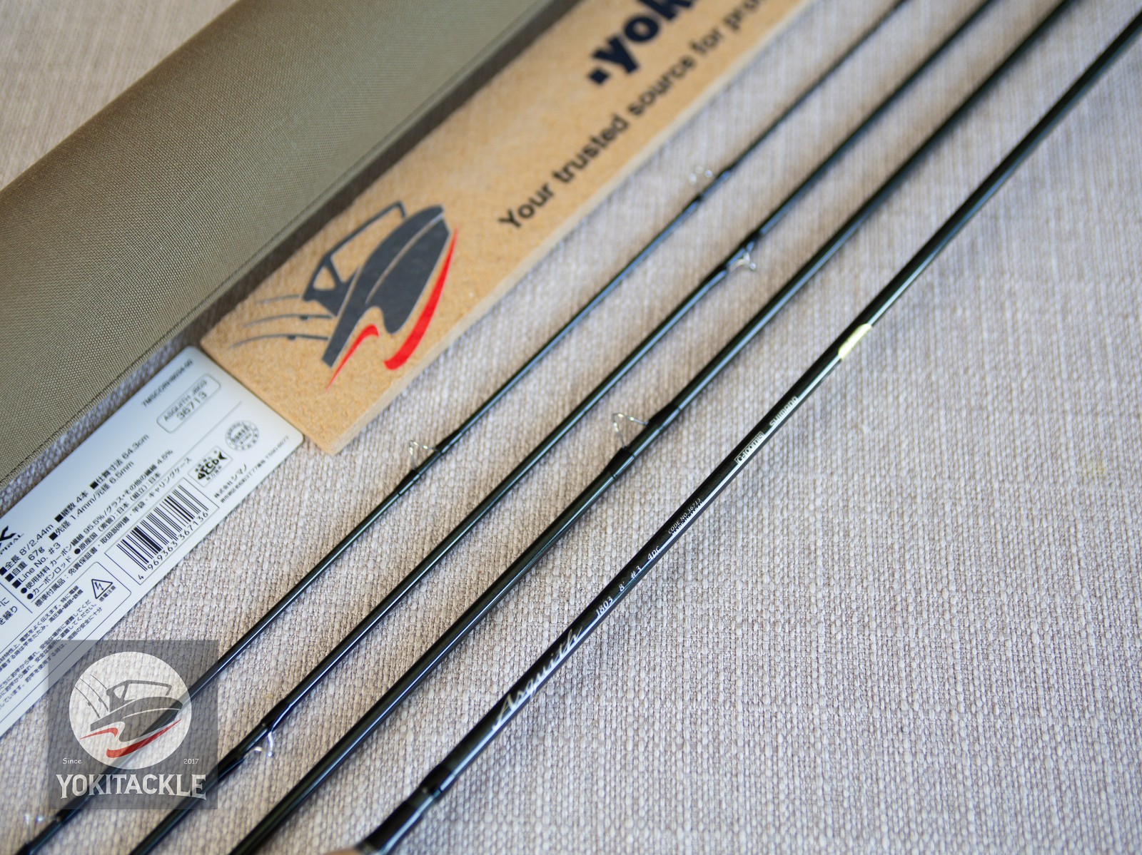 G Loomis & Shimano ASQUITH J803 8’0″ft Fly Rod 4-Piece