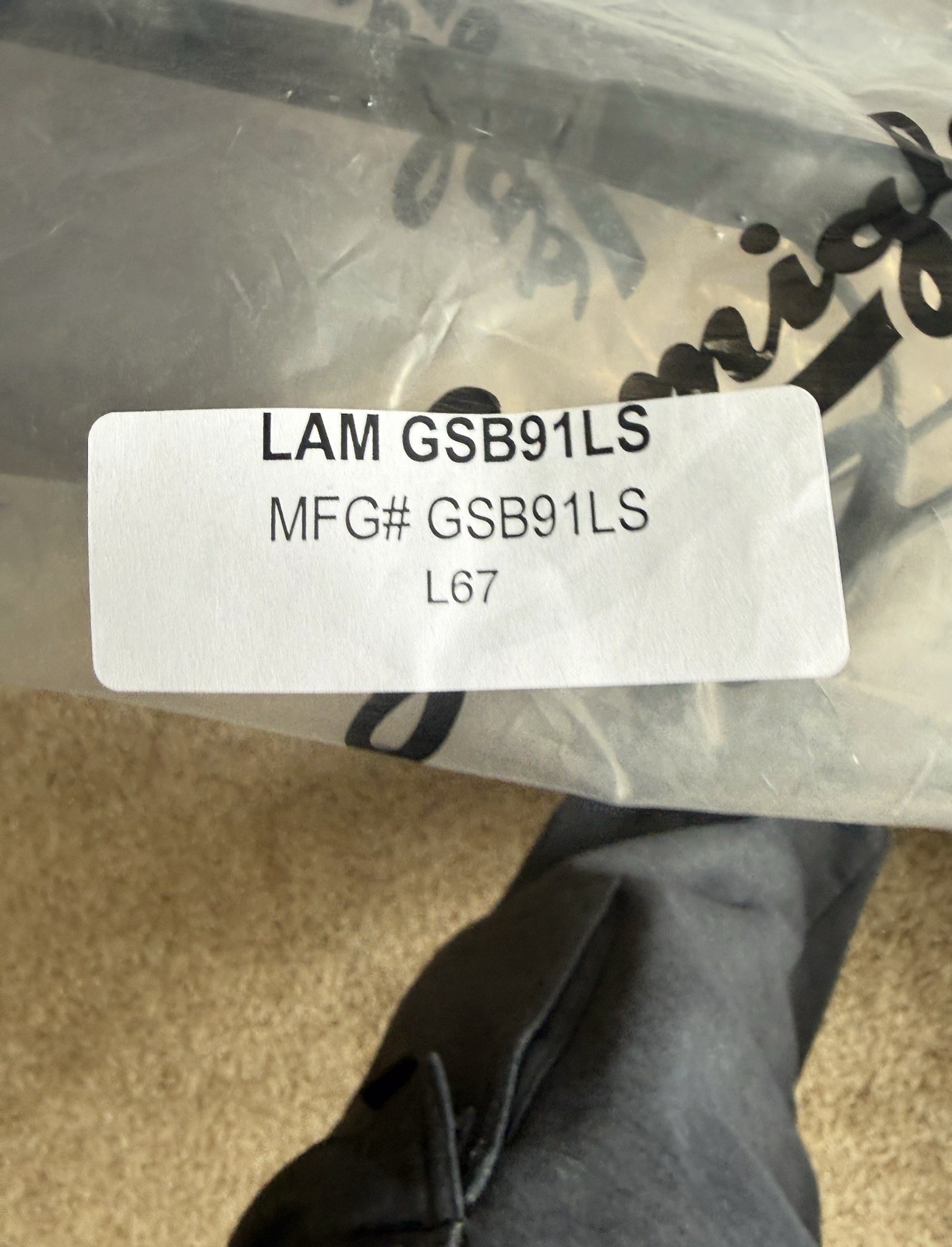 Lamiglas GSB91LS 9 ft Moderate Action Black Fishing Rod Alconite Ring