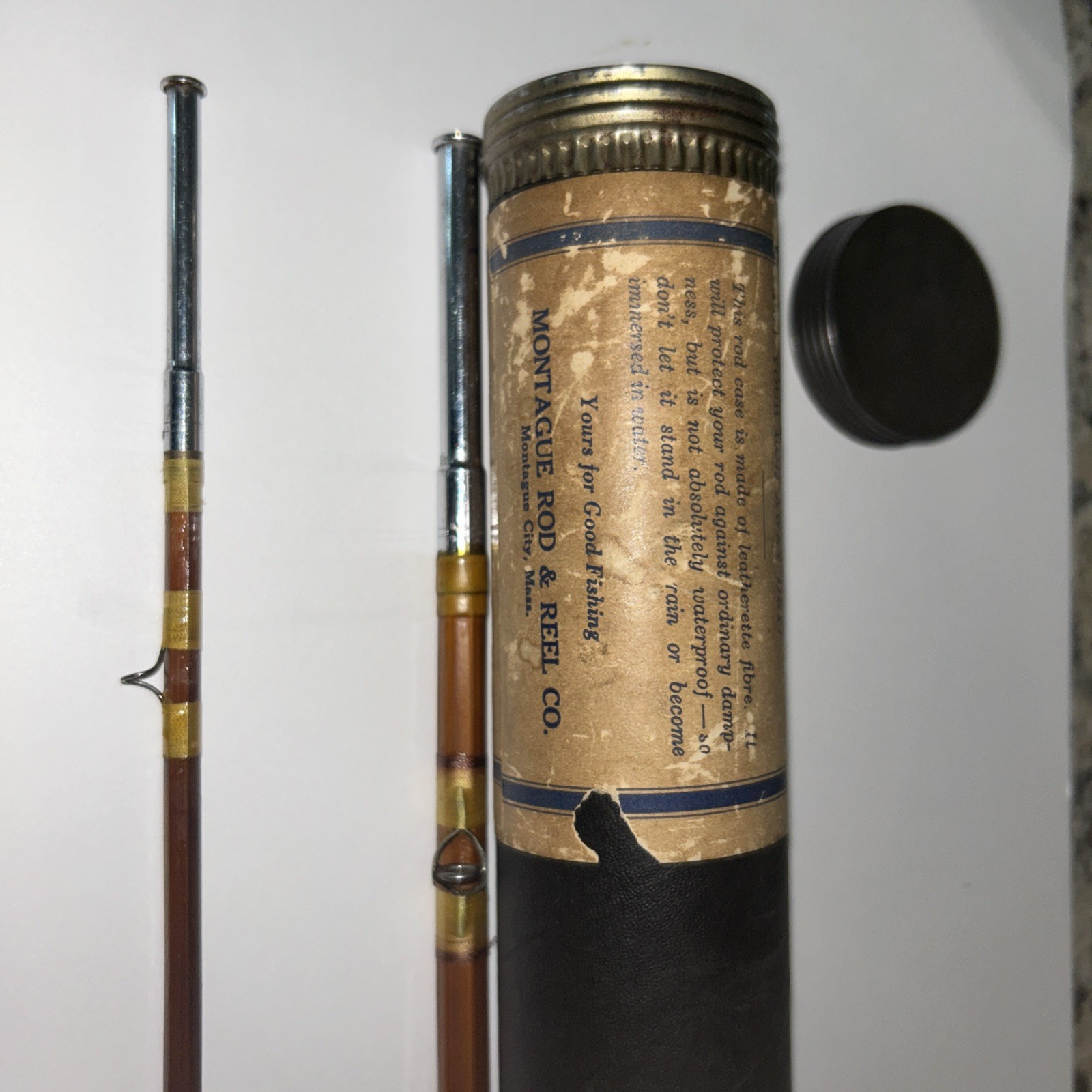 Montage Fly Rod 1RF RAPIDAN 9ft Bamboo 3 Joints Extra Tip Original Case EUC