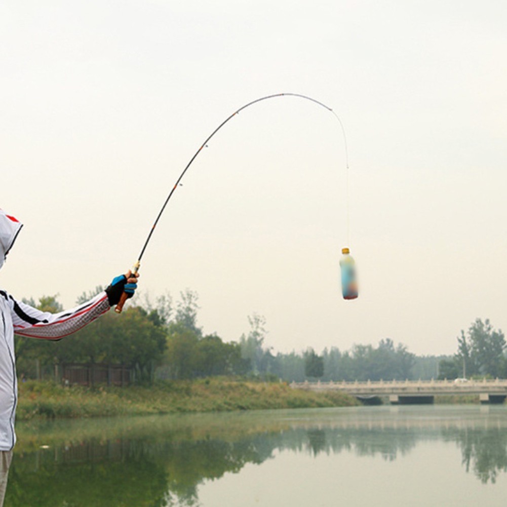 Fishing Rod Carbon Fiber With Solid Wood Handle And Titanium Tip 1 5 1 68 1 8M
