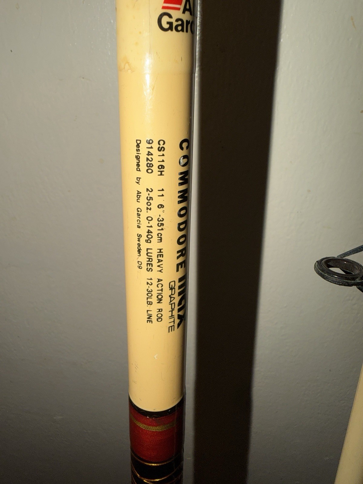 ABU GARCIA COMMODORE SURF SPIN ROD 11’6″ FT 2 PC CS 116H 12-30 LB ESTATE