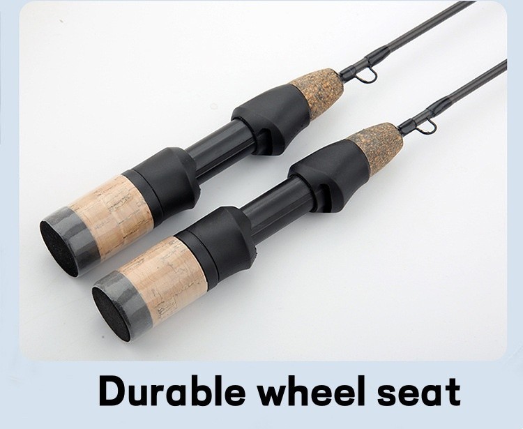 Ice Fishing Rod Carbon Fiber Fast Action Casting Spinning Travel Rod Carp 60cm