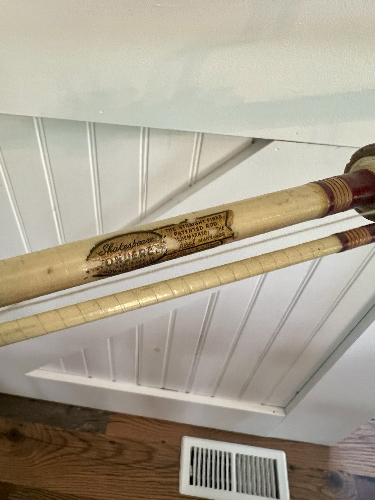 Vintage Shakespeare Wonderod 7′ Fiberglass Fishing Rod Noris 2115