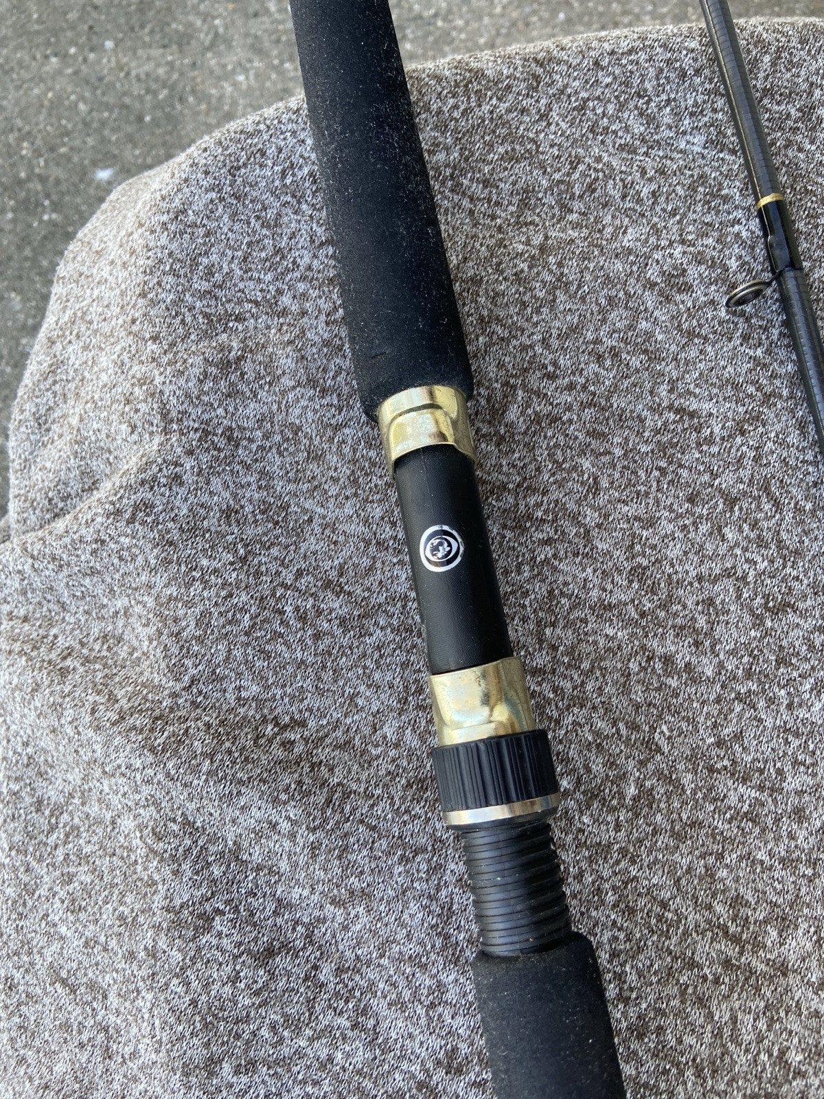 VINTAGE MASTER SIDEWINDER 8 1/2′ GRAPHITE SW86 CASTING TROLLING ROD EXCELLENT