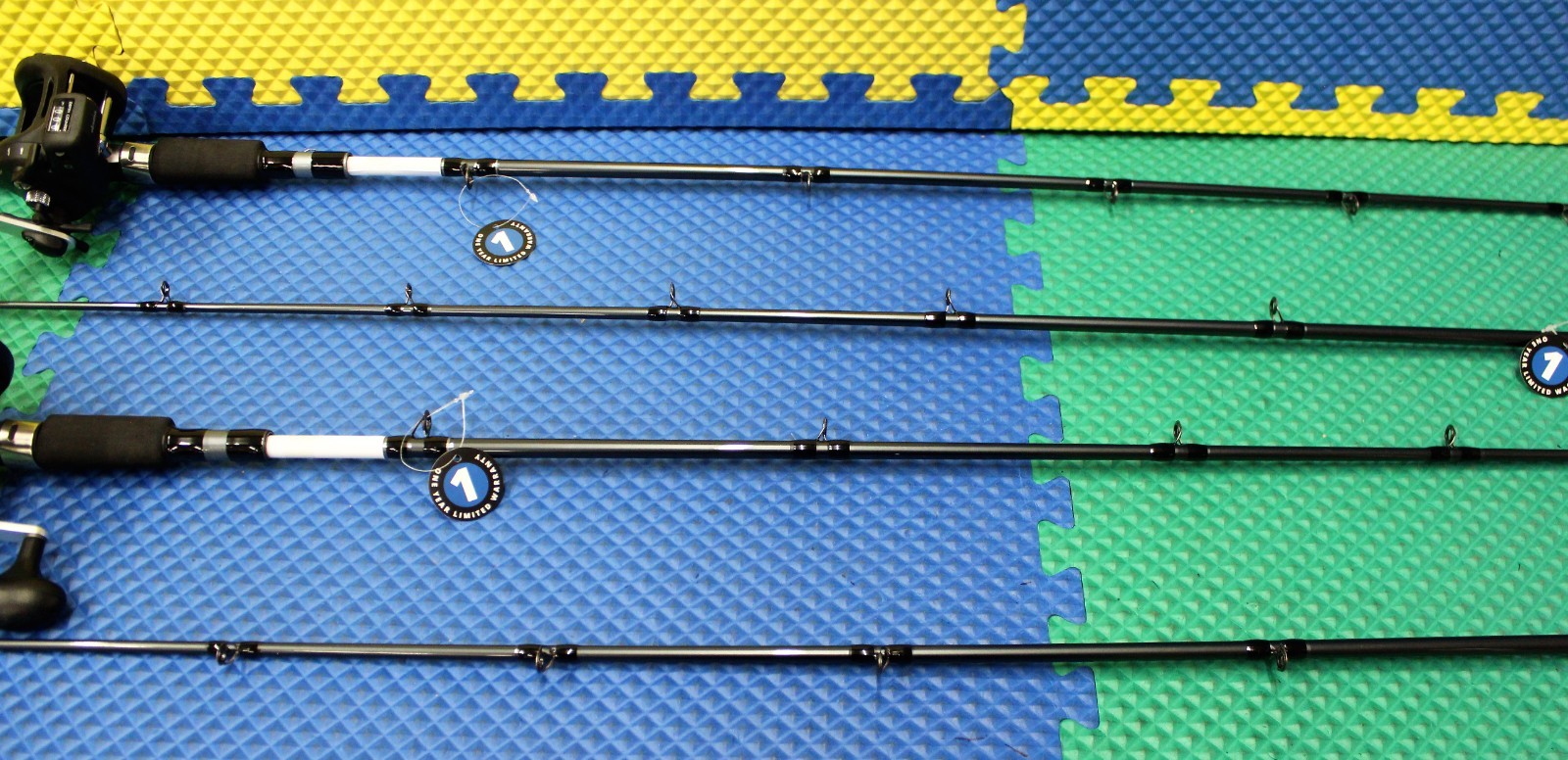 Okuma GLT Combo 7′ 10″ Rod CP-PB-7101MT/MA 20DXT Reel 4-Pack